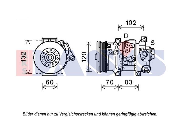 AKS DASIS Kompressori, ilmastointilaite 852628N